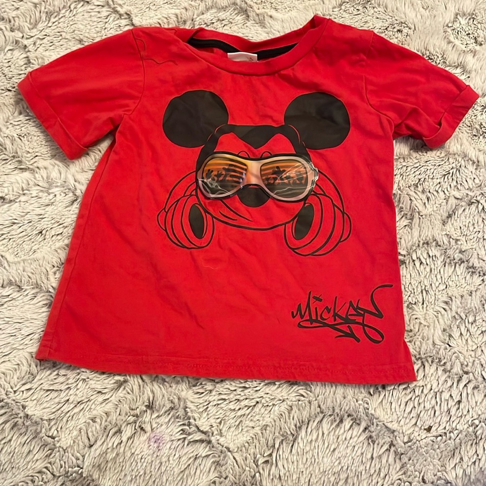 3T Red Mickey shirt